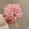 1PC New Lovely Beaded Big Flowers Elastic Spiral Hair Rope Head Rope Ponytail Hair Ring Rubber Band Headdress For Kids