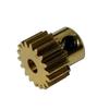 5PCS 0.5 modulus copper gear cylindrical 18 tooth 3mm hole boss spur gear 18-3a