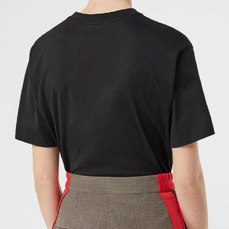(WMNS) Burberry Monogram Motif Cotton Oversized In Black Women's 80174721