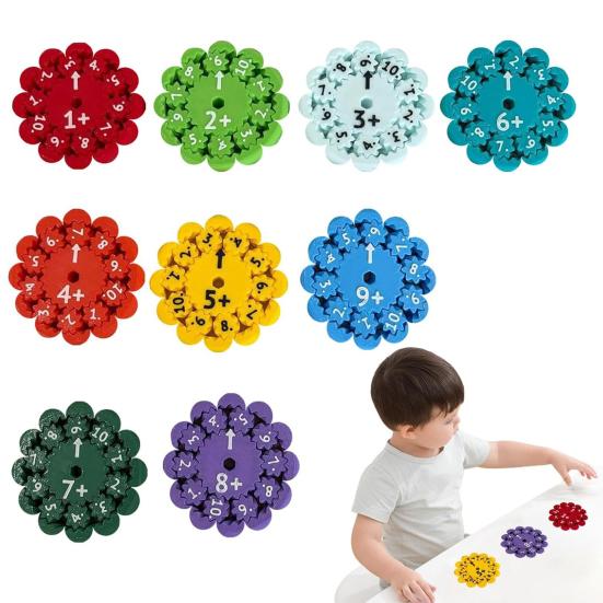 9/18 ks matematický fidget spinner sčítání odčítání násobení dělení učení vzdělávací matematický fidget spinner hračka studentská výuková pomůcka matematika