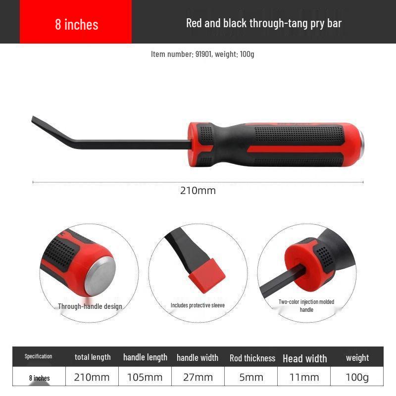 Multi-Functional Woodworking Pry Bar: Special Steel Tool for Door and Window Installation