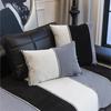 Irregular Striped Sofa Cushion Non-Slip All-Season Straight Fit One-Piece Unique Design Slip-Resistant Elegant Home Decor