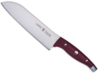 Henckels Style Elite Santoku Knife 180mm Bordeaux Made In Santoku Knife Stainless Steel Dishwasher Safe Made In Seki Gifu Prefecture Japanese "HI
