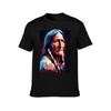Chief Spotted Elder Lakota Sioux Native American Colorful T-Shirt Black