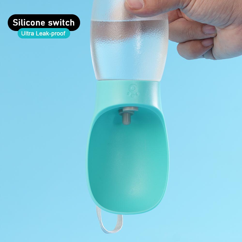 Portable Dog Water Bottle 300ML Leak Proof Pet Travel Water Cup Outdoor Walking Drinking Bowl for Small Medium Large Dogs Cats