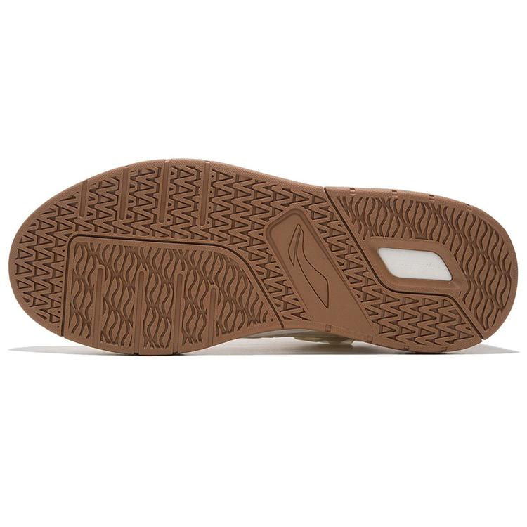 Buty na deskorolkę Li Ning Damskie Niskie Jasno-antyczny Żółty AZGS010-2