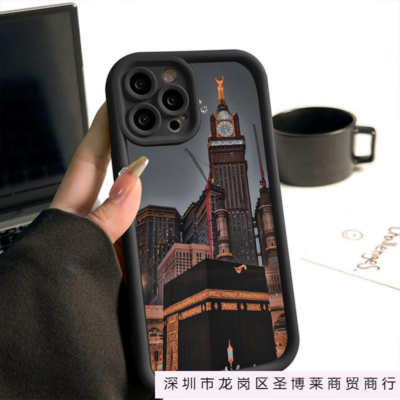 Art Building for Apple 16plus Mobile Phone Case iPhone14/15/16 Silicone 13Pro Soft 16 Anti-drop X