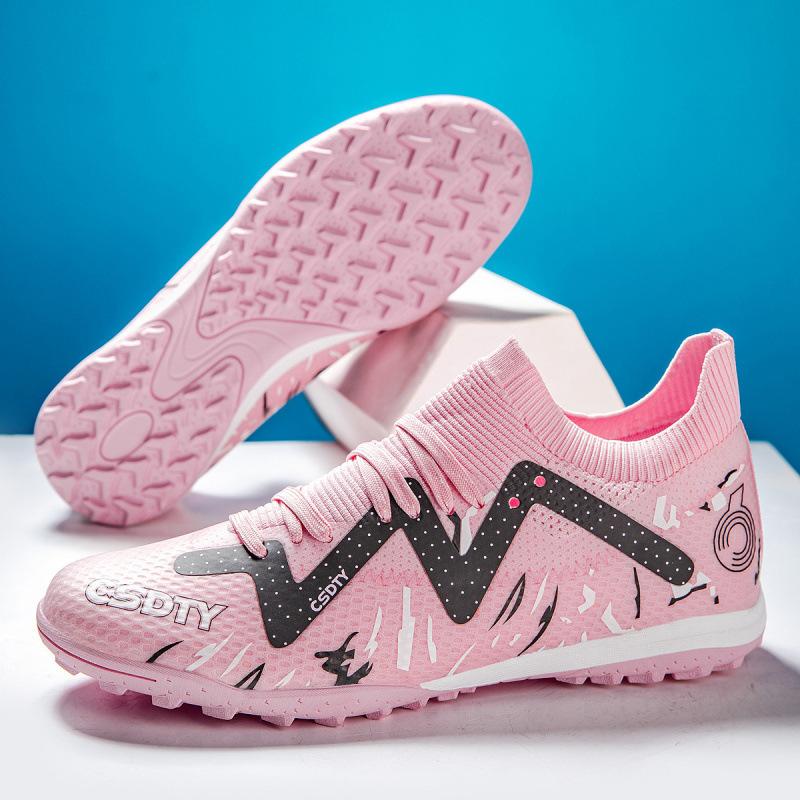 New Breathable Adult Men's and Women's Football Shoes Student Ground Spikes AG Broken Nails TF Training Shoes 2025