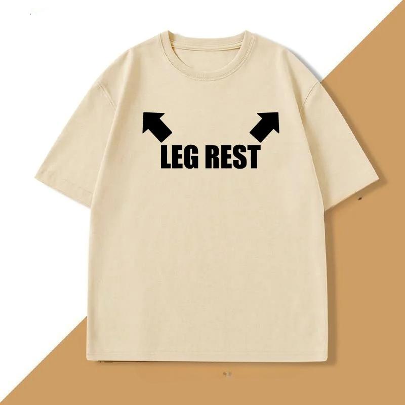 Maglietta Scherzo Poggiapiedi Uomo Donna Divertente Meme Maglietta Rilassante Manica Corta Stampata Abbigliamento Uomo Magliette Grafiche Top