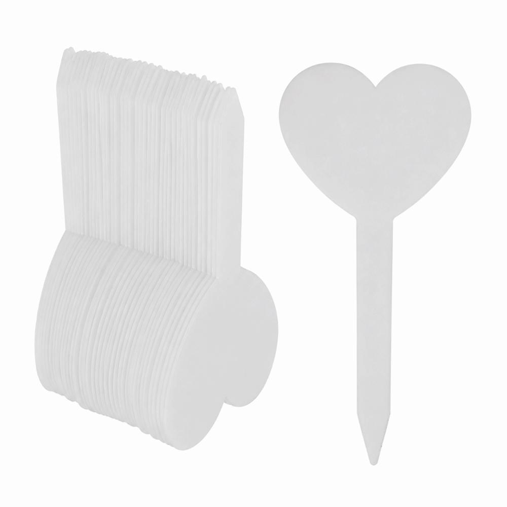 

200PCS Waterproof Plant Tags Reusable Plastic Plant Labels Durable Plant Labels Garden Use белый