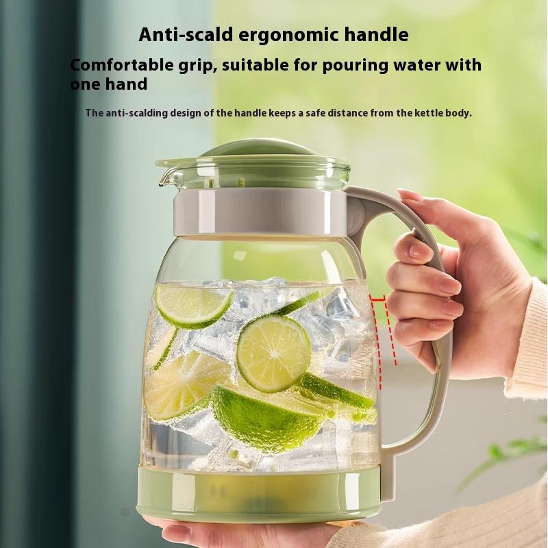 Gianxi Cold Water Kettle Glass High Temperature Resistant Cold Water Kettle Household Water Cup Large Capacity Teapot