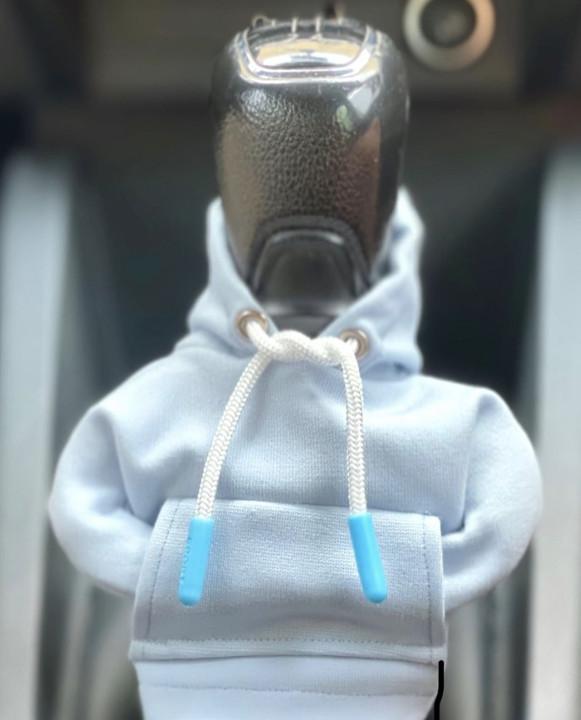 Hoodie Araba Vites Kapağı Moda Vites Hoodie Araba Vites Topuzu Kapağı Manuel Kolu Dişli Kazak Değişim Kolu Kapağı