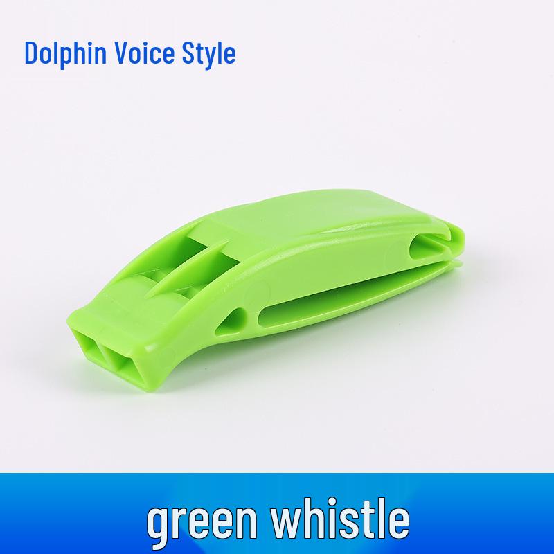 Dual-Frequency Arc Sound Rescue Whistle for Outdoor Survival and Sports