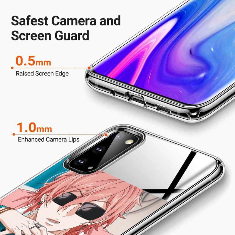Anime Yarichin Club Pro Samsung Galaxy A01 A11 A12 A22 A21S A31 A41 A42 A51 A71 A32 A52 A72 A02S Silikonový kryt na telefon