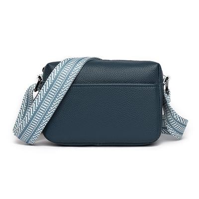 Dámska taška z pravej kože Nová trendy a módna Jednoduchá taška cez rameno crossbody Vrchná vrstva hovädzej kože Malá štvorcová taška