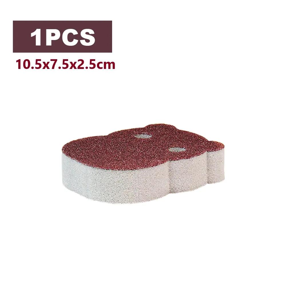 1/3/6pcs Kitchen Sponge Magic Sponge Eraser Carborundum Removing Rust Cleaning Brush Descaling Clean Rub for Cooktop Pot