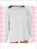 205 Kapuzenpullover mit gesticktem Logo, Langarm, lockere Passform, mit Tasche