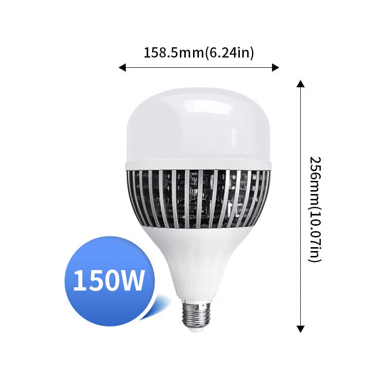 

2 шт. высокомощная светодиодная лампа 150 Вт E27 220 В лампа яркая лампада ампула бомбильи склад энергосберегающая фабрика мастерская 150W&2 pcs
