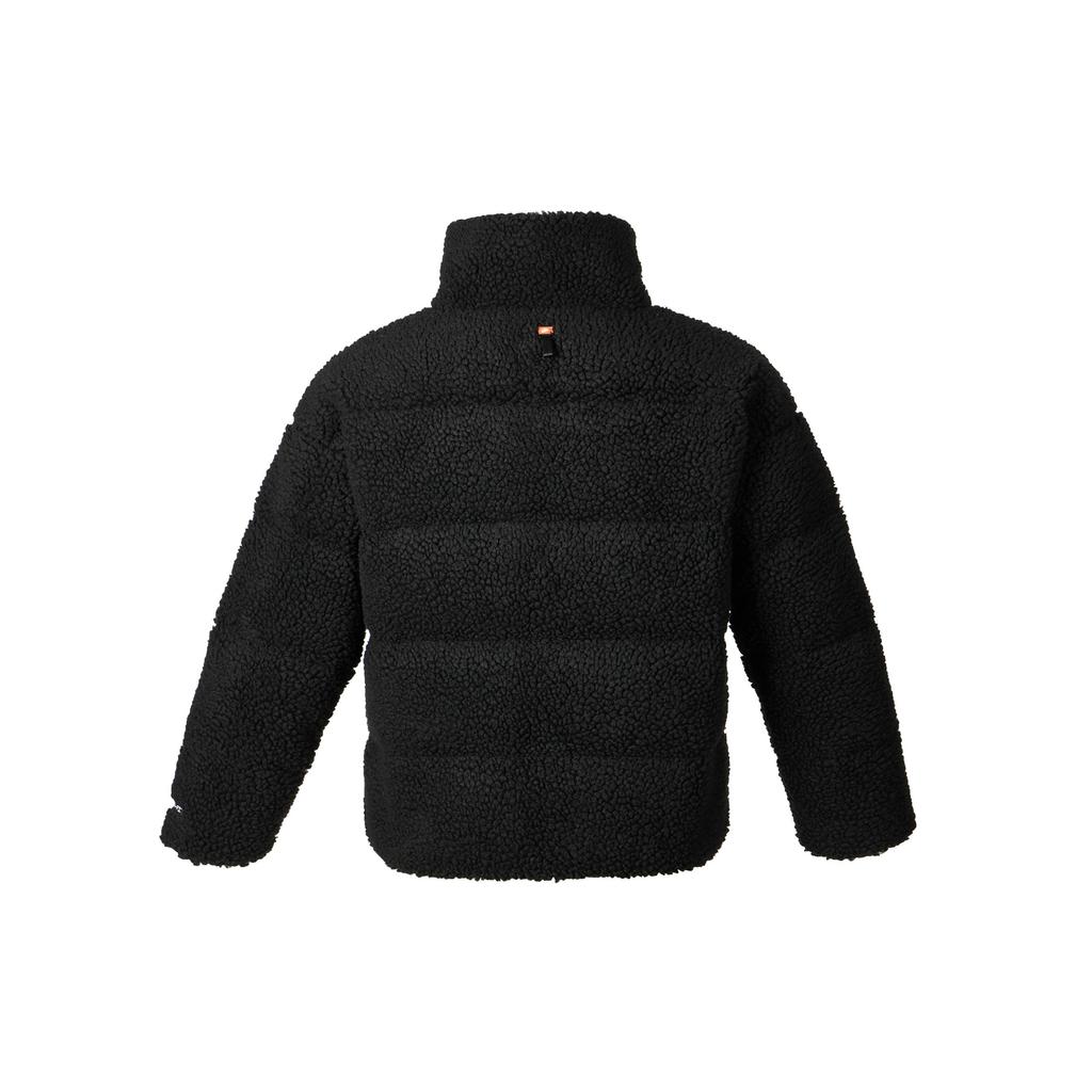 Nike Embroidered Logo Stand Collar Zip Down Jacket Women Outerwear Black DV6676-010
