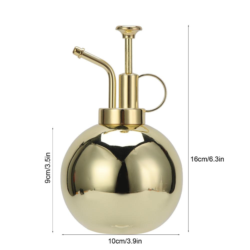 304 Stainless Steel Metal Watering Can 500ml Watering Kettle Gardening Spraying Can  Balcony Plants