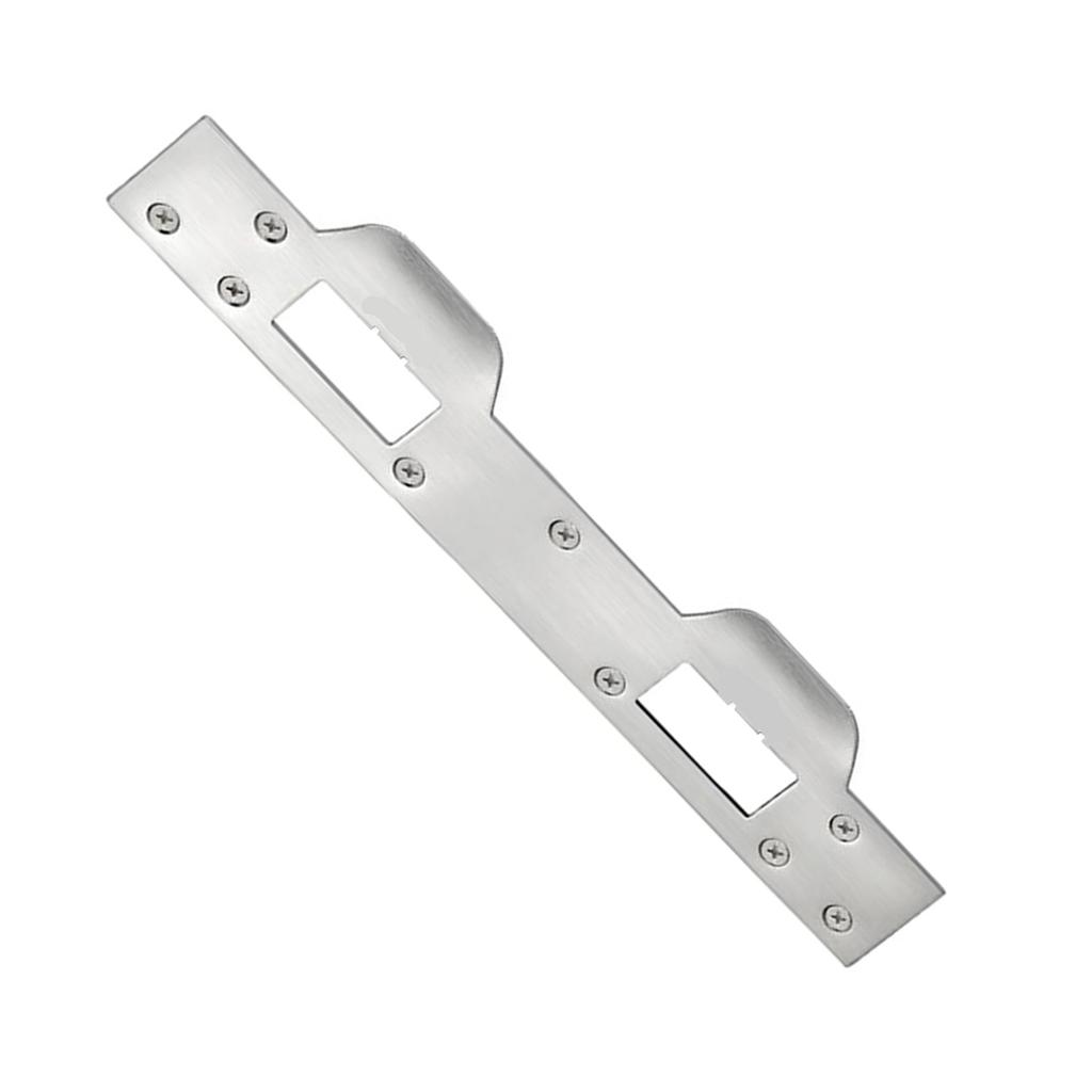 Door Strike Plate Double Holes Heavy-Duty Latch Plate for Door Handle Latch & Deadbolt Security Reinforcement Striker