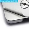 Film autocollant avant et arrière anti-rayures pour Macbook Pro 14 16 pouces, A2442 A2485 Air Pro 13 2021 A2337, 2022, 2023