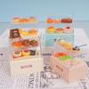 1/12 Dollhouse Mini Supermarket Convenience Store Display Rack Cabinet Model Dollhouse Micro Scene Ornament Kid Pretend Play Toy