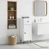 Bathroom Storage Cabinet BREDA High Gloss White