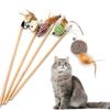 Cat Stick Toy For Indoor Cat Scratcher Toy Interactive Toy For Boredom Kitten Teaser Wand Teaser Self-playing Tumbler