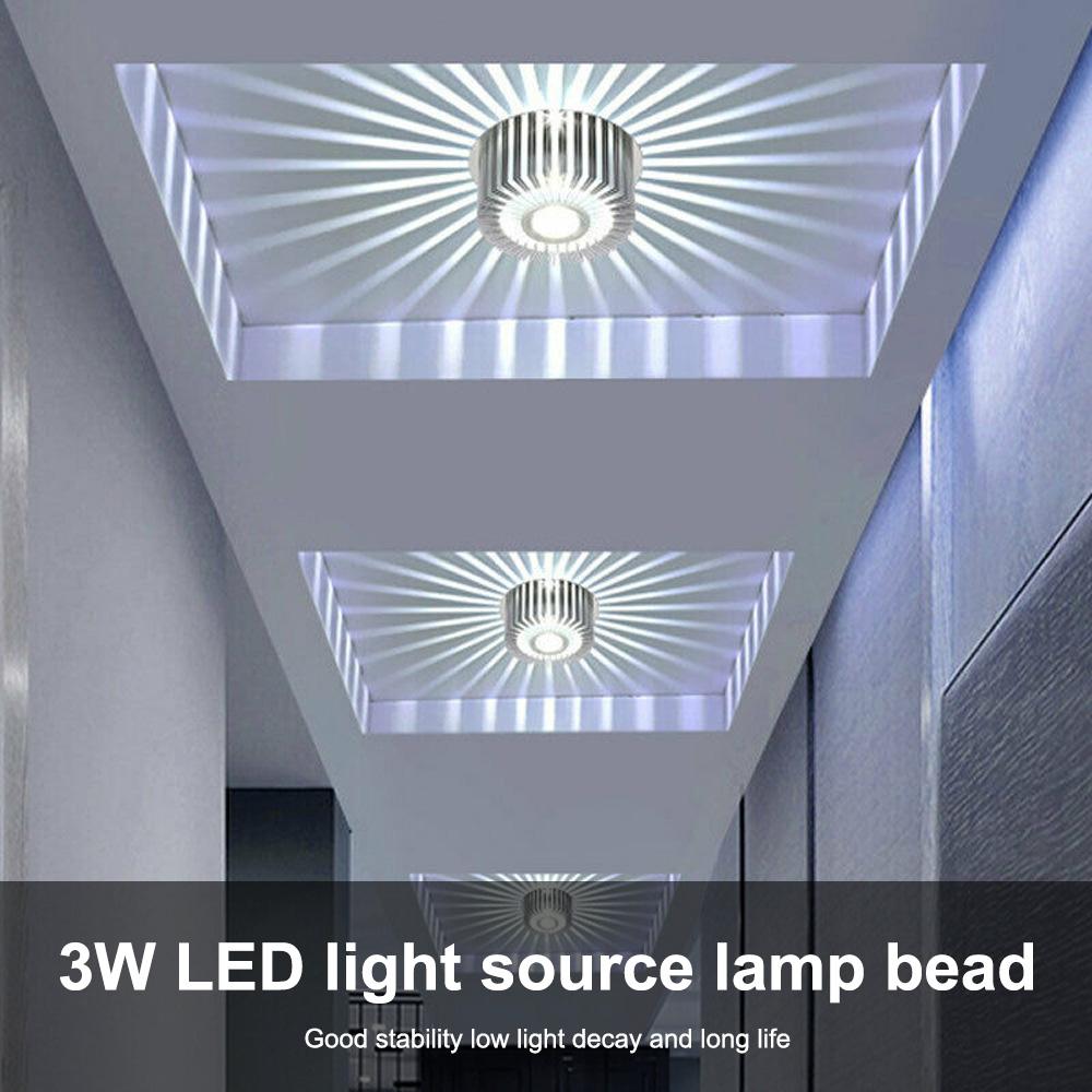 Indoor Sunflower LED Wall Light 3W RGB Wall Sconce Spot Lamp With Remote Control for Living Room Path Way Corridors Decor