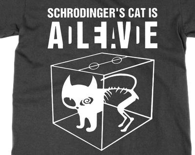 Schrödinger's Cat T-Shirt, Science Humor Tee
