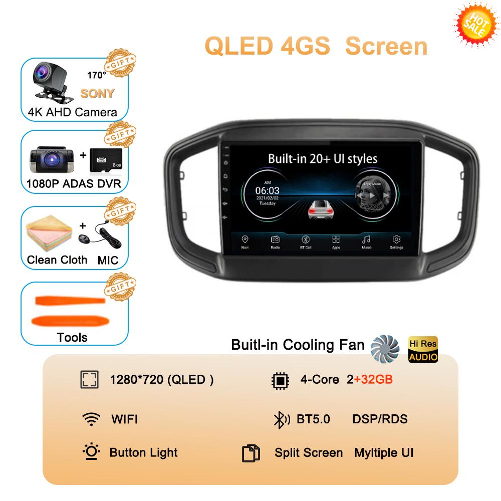 Android 14 Auto Carplay For Fiat Strada 2020 2021 2022 Car Radio Multimedia Video Player GPS Navigation Stereo 360 Camera WIFI