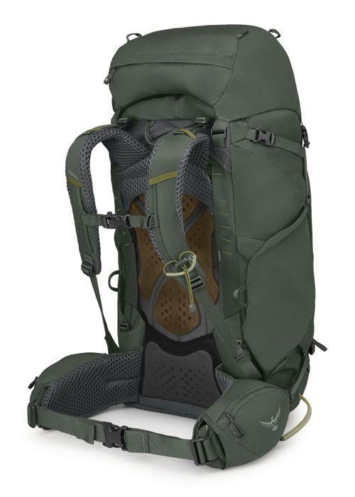 Batoh Osprey Kestrel 58 L/XL - Olivově zelená - Ergonomický - Včetně pláštěnky - Turistika