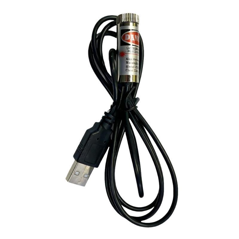 Red Line Light Projector USB Powered Quilting Positioning Light for Stitching Alignment Fabric Cutting and Woodworking