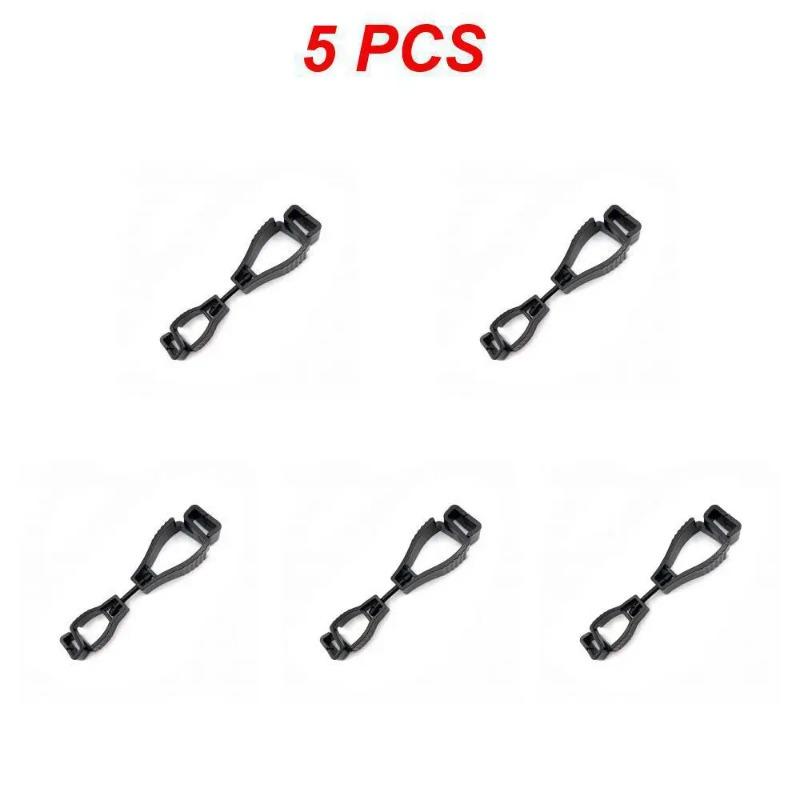 5/1pcs Glove Clip Hanger Safety Glove Holder Plastic Working Gloves Clips Work Clamp Anti-lost Clip Buckle Multifunctional Tool
