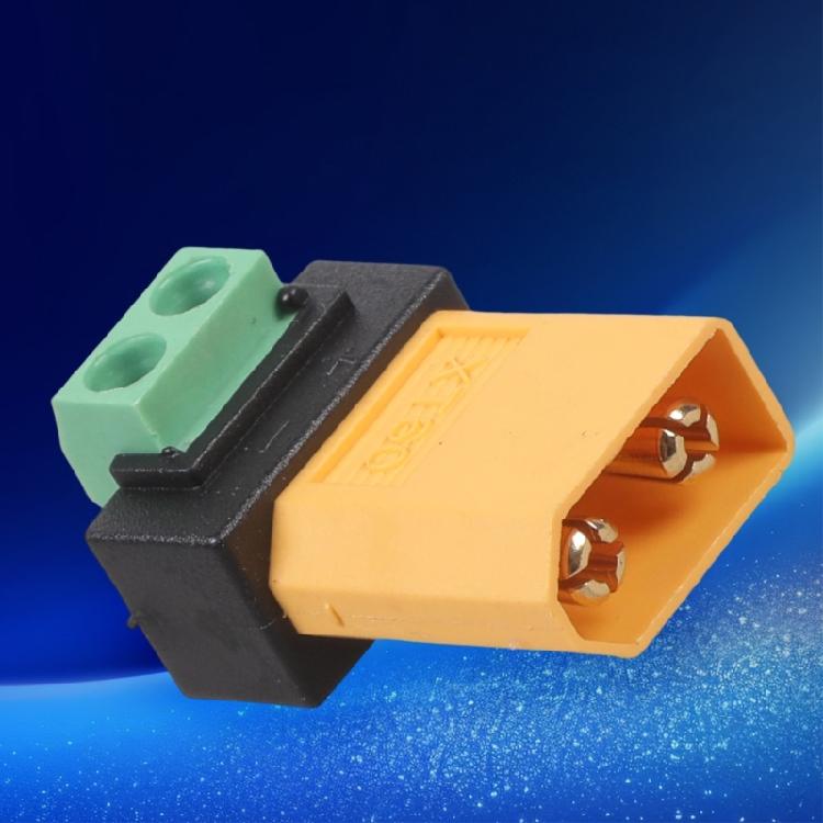 Bidirectional XT60 Male To 2Pin Terminal Adapter 10A Rating For Energy Storage Solar Models