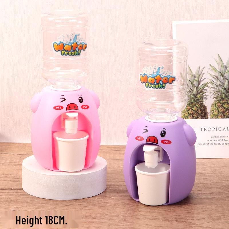 Kids' Cute Duck Play Kitchen Water Dispenser Toy Set