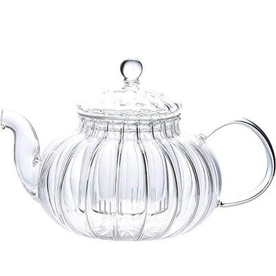 IwaiLoft Soothing Heat-Resistant Glass Teapot with Strainer, Insulated, for Two, Perfect for Black Tea, Fruit, Leaf, Flower, and Craft Teas, IL-SET192
