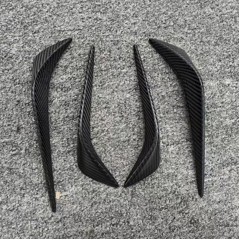 2024-2025 Tesla Model 3 Carbon Fiber Front Bumper Wind Deflector