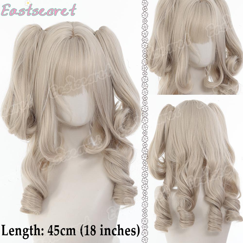 22 Zoll Seeblaue Farbe Synthetische Perücken Mittelscheitel Lang Natürlich Welliges Haar Perücke Für Frauen Cosplay Drag Queen Party Hitzebeständig
