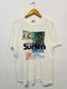 Vintage 80s Windsurfing Magazine T-Shirt / 80s Das Große Buch Vom Surfen / 80s German Surf Trip Graphic Shirt / 80s Aesthetic Beach Life