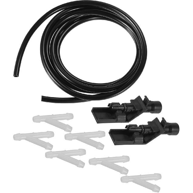 

Windshield Washer Nozzle for Honda HR-V Durable No.76810TP6A01 Windscreen Washer Sprayer Nozzle Black Front with Hose and Connectors 1 Set Benefit
