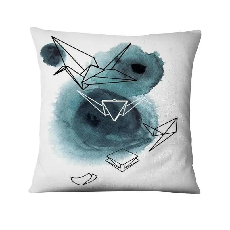 Forest Deer Decorative Pillowcase Living Room Office Home Pillowcase Car Ornaments