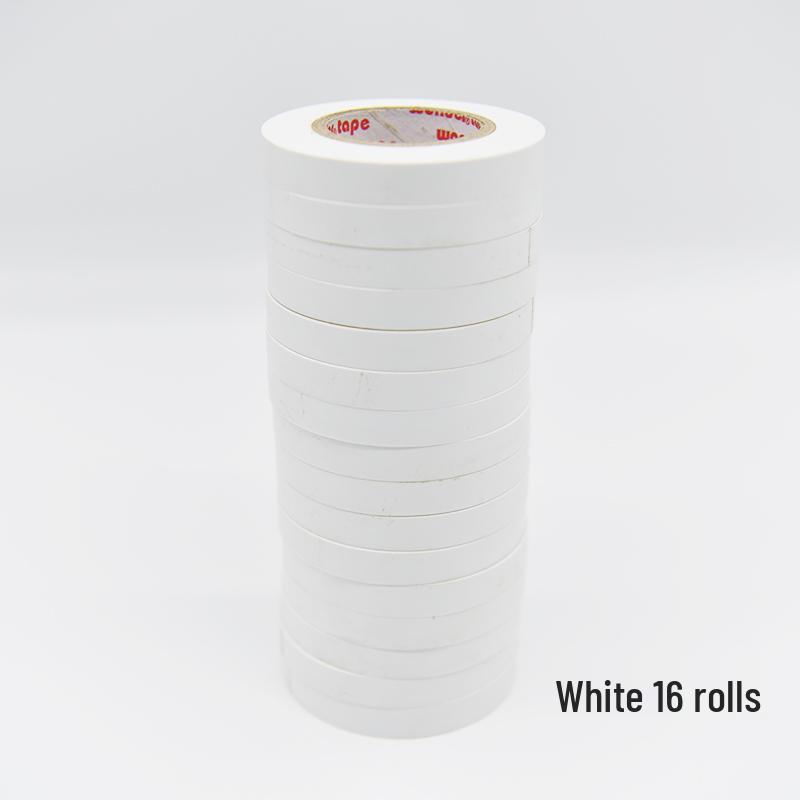 Waterproof Electrician's Insulating Tape, 15m, Wear-Resistant, Available in Red, Yellow, Blue, Green, Black, and White, Width Options: 10/30/50mm