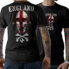 Hot Sale England Flag Skull T Shirt New 100% Cotton Short Sleeve O-Neck T-shirt Casual Mens Top