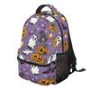 Full Print School Bag Student Cute Halloween Backpack School Commute Large Capacity Backpack