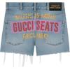 Denim Shorts Women's Light Blue 677260-XDBUV-4452