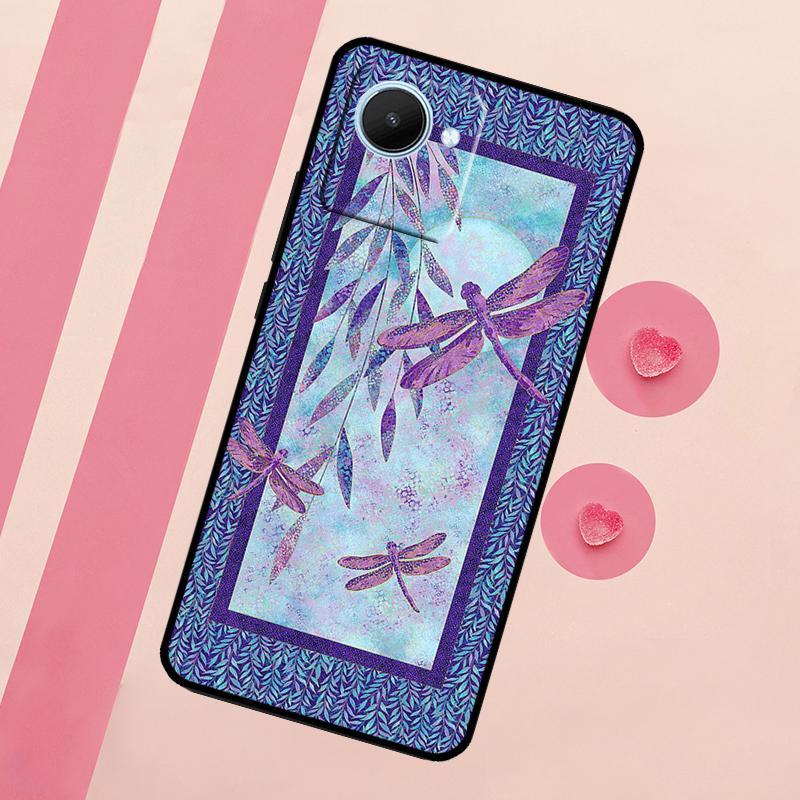 Dragonfly Pattern For Realme 15 10 11 12 13 14 Pro Plus C65 C67 C75 C63 C61 C55 C51 C53 C35 GT6 GT7 Pro Case