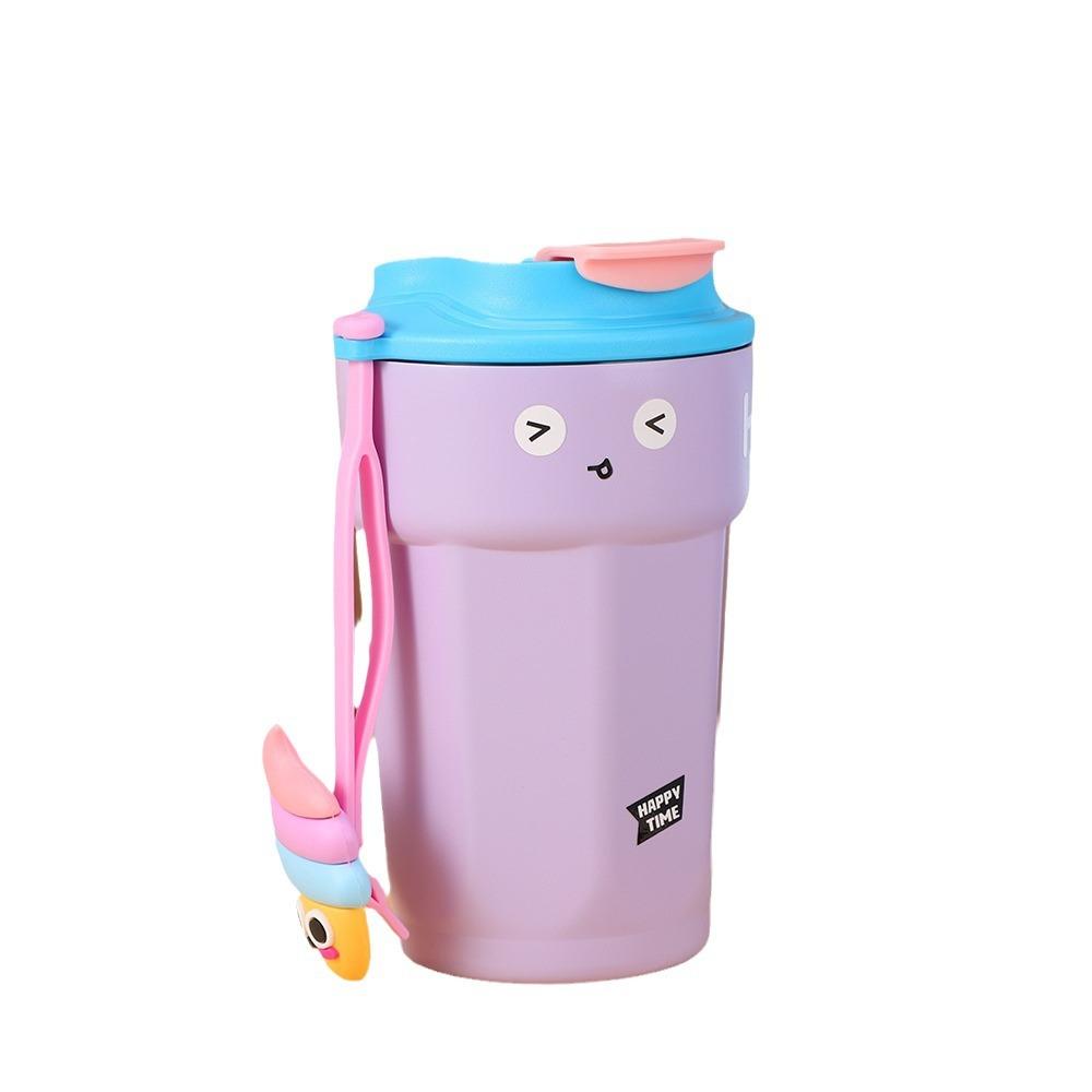 High Value Coffee Cup 316 Stainless Steel Thermal Insulation Cup Portable Outdoor Accompanying Rope Car Cup