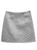 Polka Dot Woolen Skirt for Plus Size Women - Korean Style Hip-Hugging Autumn/Winter Fashion